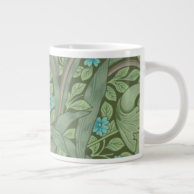 Tasse Géante Échantillon de Motif de papier peint avec "Oubliez (Droite)