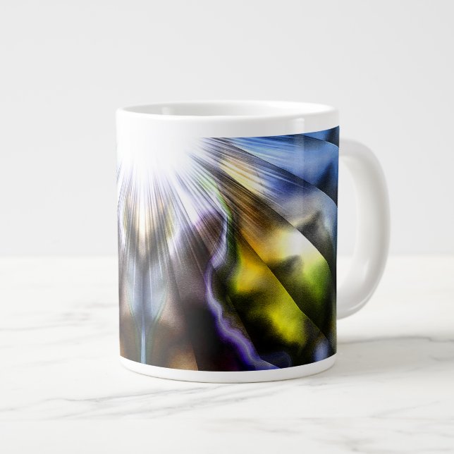 Tasse Géante Éclatement De Lumière (Devant droit)