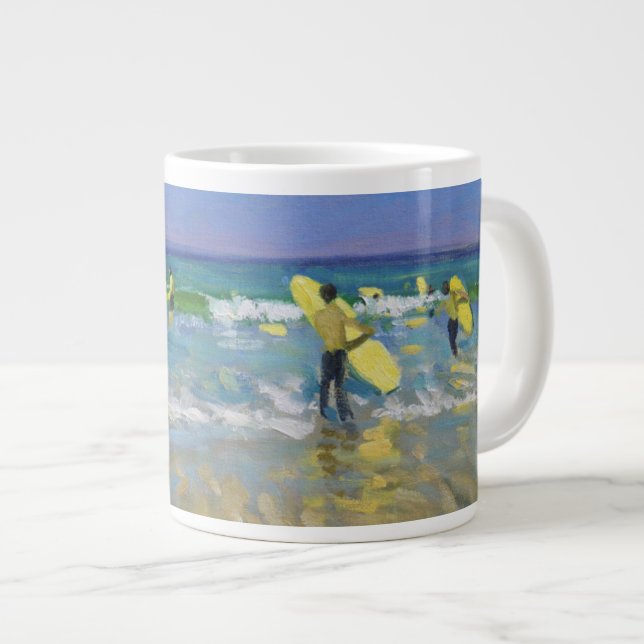 Tasse Géante École de surf à St Ives (Devant droit)