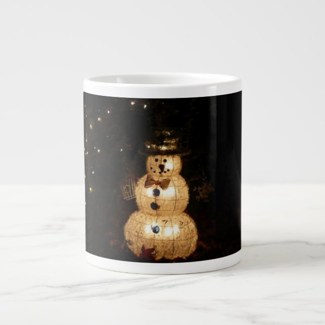 Tasse Géante Écran Luminaire Snowman (Devant)