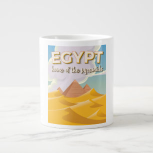 Tasse Géante Egypte - Maison des Pyramides affiche de voyage im