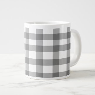 Tasse Géante En vichy noir