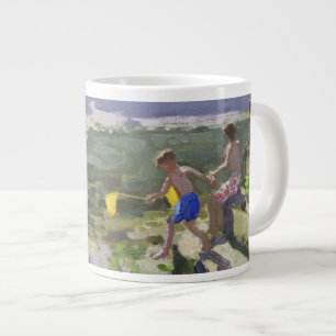 Tasse Géante Enfants et mouettes Looe 2013