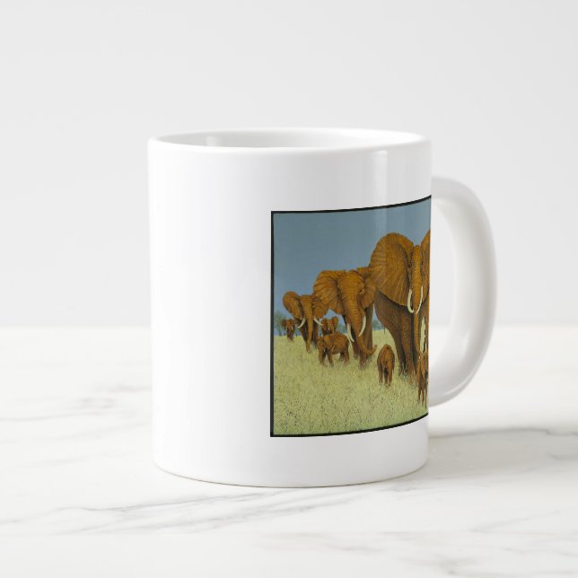 Tasse Géante Énorme mais s'inquiétant (Devant droit)