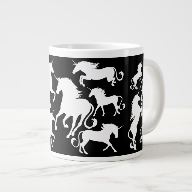 Tasse Géante ensemble de licornes (Devant droit)