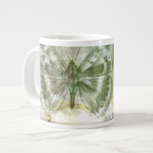 Tasse Géante Entrée de papillon vert avec porte en fer