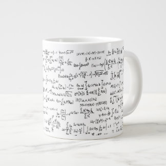 Tasse Géante Équations mathématiques écrites à la main //