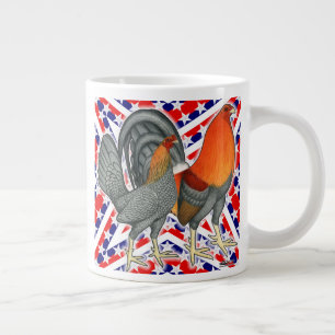 Tasse Géante Étoiles et rayures Gamefowl