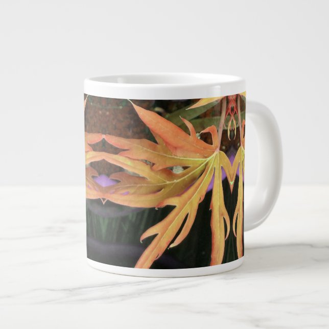 Tasse Géante Étude de feuille 2 (Devant droit)
