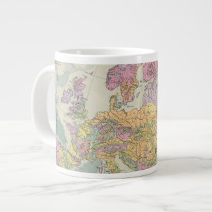 Tasse Géante Europe - Carte géologique de l'Europe