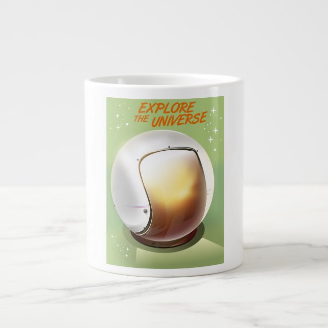 Tasse Géante Explorer l'Univers (Devant)