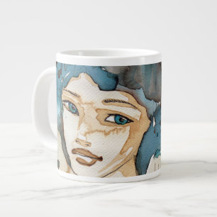 Tasse Géante Femme bleue