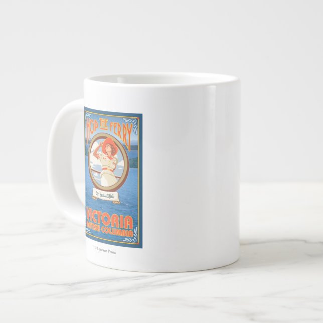 Tasse Géante Ferry pour femmes - Victoria (Colombie-Britannique (Devant gauche)