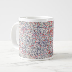 Tasse Géante Feuille de route États-Unis