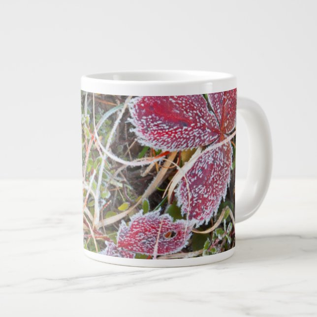 Tasse Géante Feuilles couvertes de givre, Canada (Devant droit)