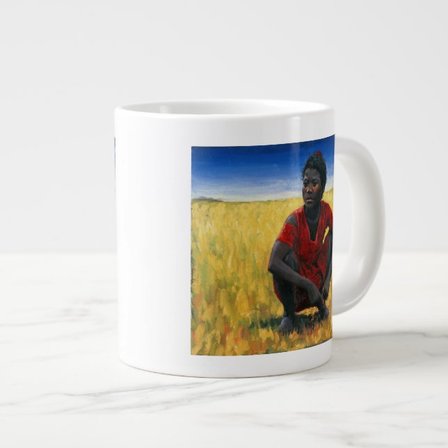 Tasse Géante Fille en rouge 1992 (Devant droit)