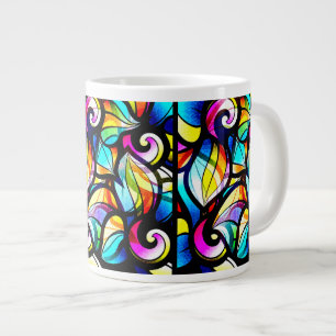 Tasse Géante Fils Abstraits colorés