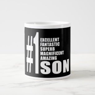 Tasse Géante Fils Anniversaires Cadeaux : Numéro un fils