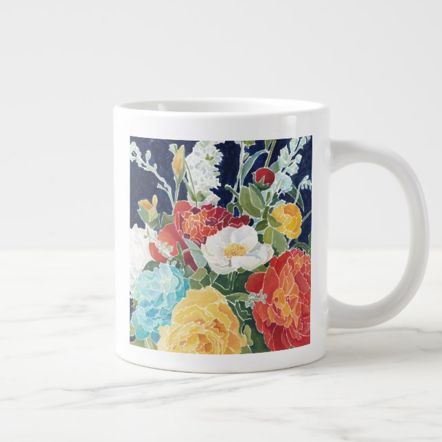 Tasse Géante Floral de minuit I (Droite)