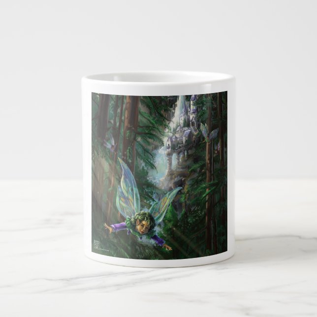 Tasse Géante Forêt du château de fées (Devant)