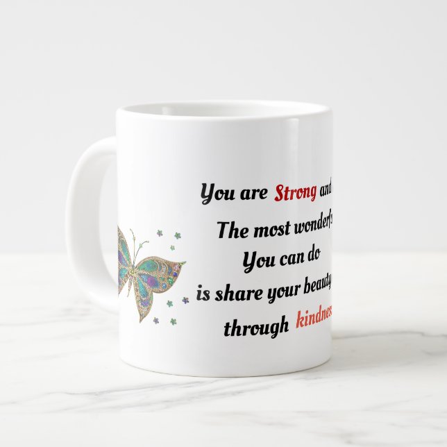Tasse Géante Fort et beau (Devant gauche)