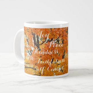 Tasse Géante Fruit de l'esprit, automne chrétien inspiré
