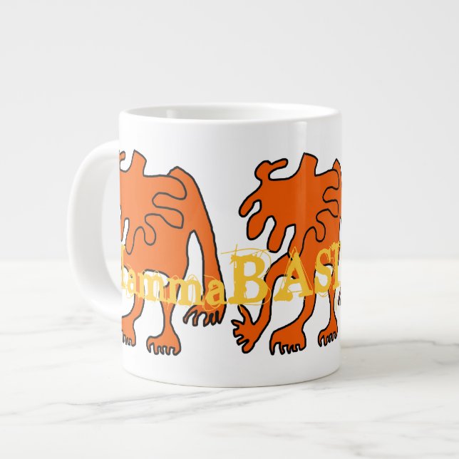 Tasse Géante Funky Amoeba Design Jumbo Mug! (Devant gauche)