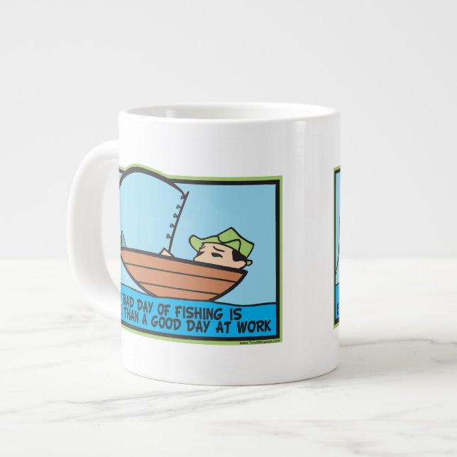 Tasse Géante Funny Fisherman's (Devant gauche)