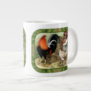 Tasse Géante Gamefowl sur la ferme