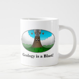 Tasse Géante Geology est Blast ! Dessin animé volcano