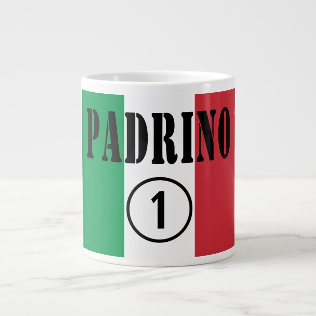 Tasse Géante Godfathers italiens : Padrino Numero Uno (Devant)