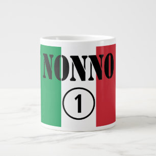 Tasse Géante Grand-père italien : Nonno Numero Uno
