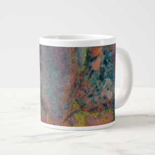 Tasse Géante Gros plan sur un jaspe de Noël