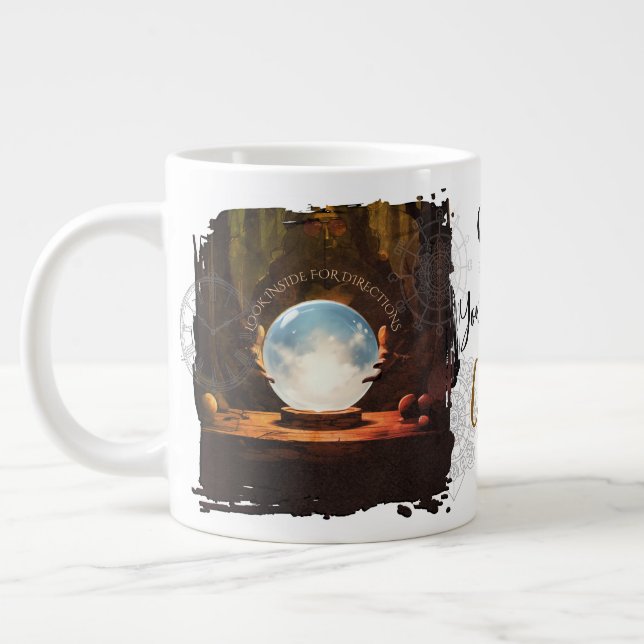 Tasse géante Halloween Boule de Cristal (Gauche)