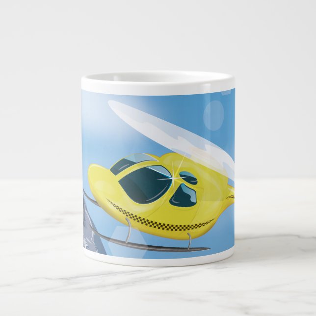 Tasse Géante Hélicoptère de sauvetage (Devant)