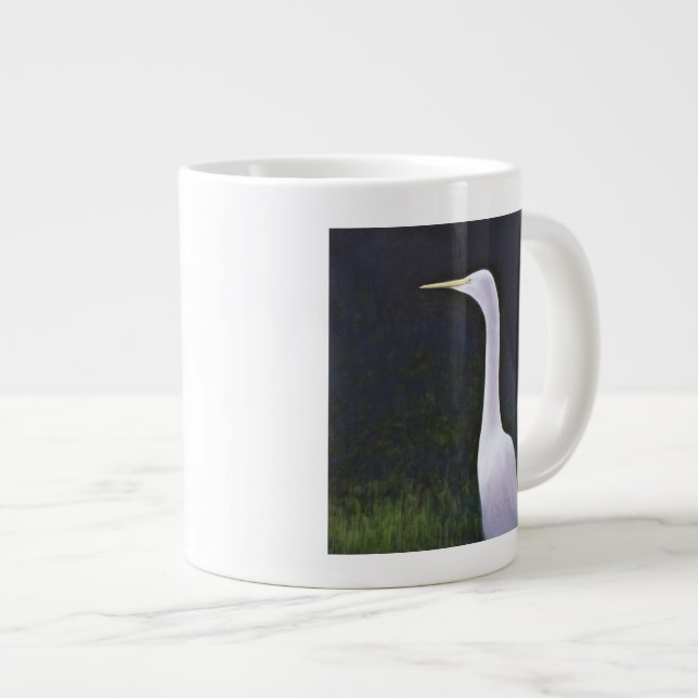 Tasse Géante Héron blanc (Devant droit)