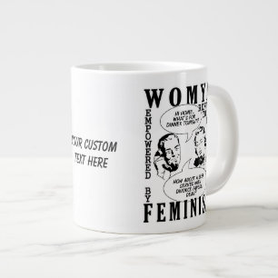 Tasse Géante Humour féministe rétro