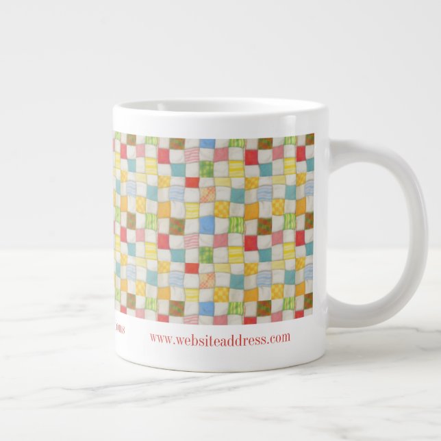 TASSE GÉANTE ID ENTREPRISE CRAZY QUILT (Droite)