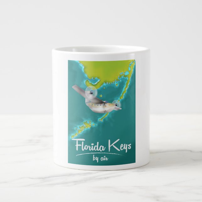 Tasse Géante Illustration de la fusée spatiale Saturn five (Devant)