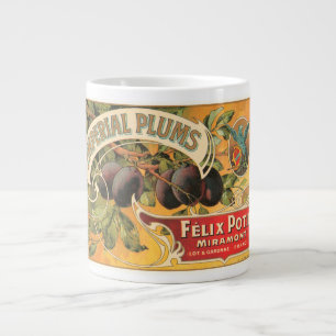 Tasse Géante Imperial Plums Felix Potin Miramont Vintage Crate