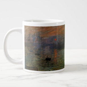 Tasse Géante Impression Sunrise de Claude Monet, Art Vintage