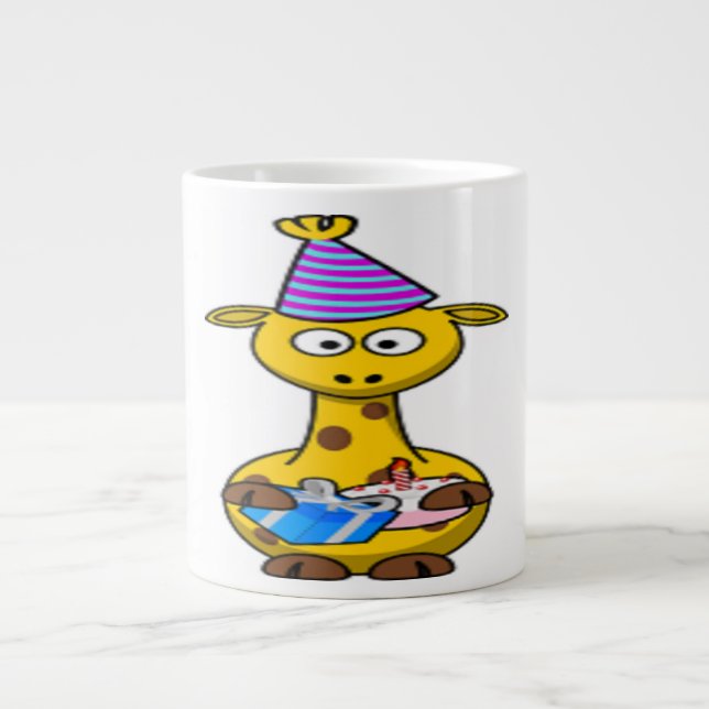 TASSE GÉANTE "JEUX ANNIVERSAIRE" GIRAFFE (Devant)
