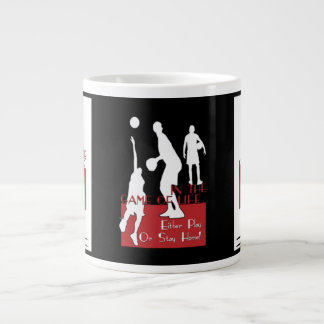 Tasse Géante Jouer ou rester à la maison