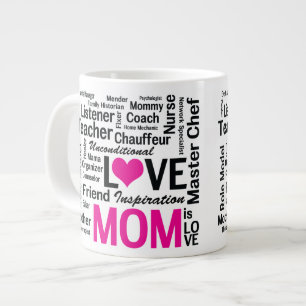 Tasse Géante La maman est cadeau du jour de mère d'amour pour