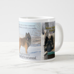 Tasse Géante La mule de Tervuren avec des citations à vie