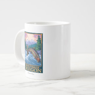 Tasse Géante La pêche à la mouche - Troutdale, Oregon