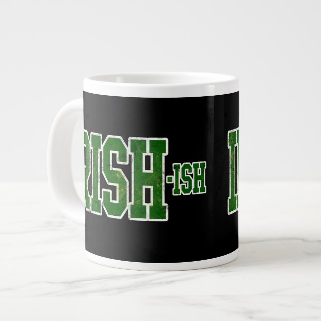 Tasse Géante La Saint Patrick, fête irlandaise et amusante (Devant gauche)