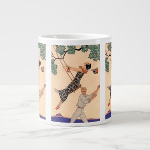 Tasse Géante L'amour Art Déco vintage, La Swing de George Barbi