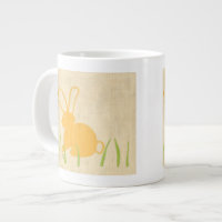 Lapin jaune et herbe verte par Chariklia Zarris