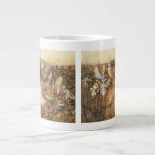Tasse Géante Lapin parmi les fées, Contes de fées vintage